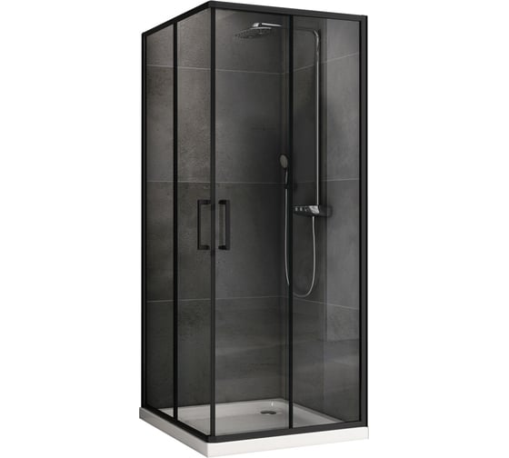 Изображение товара Душевой уголок ABBER Schwarzer Diamant AG02080B5