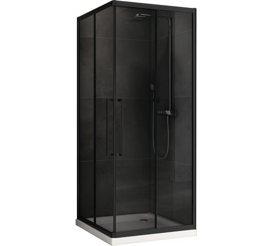 Изображение товара Душевой уголок ABBER Schwarzer Diamant AG02100BDTH