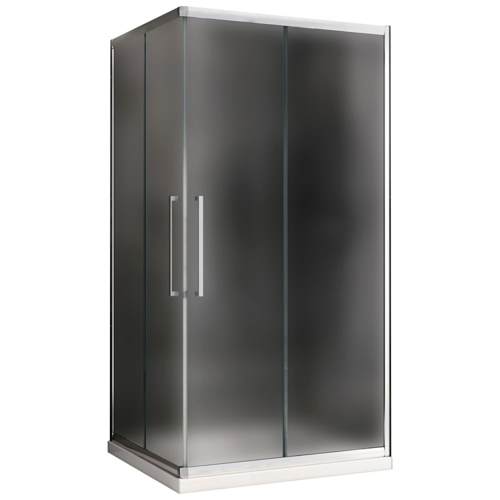 Изображение товара Душевой уголок ABBER Schwarzer Diamant AG02129MH, хром, 120х90 см