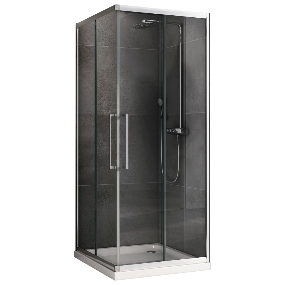 Изображение товара Душевой уголок ABBER Schwarzer Diamant AG02090H квадрат 90x90 см