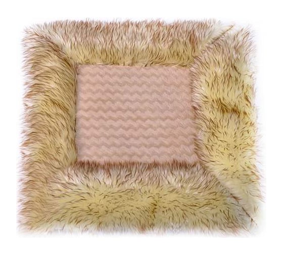 Изображение товара Накидка сиденья SKYWAY ARCTIC искусственный мех, 2 предмета, без спинки, бежевый S03002006