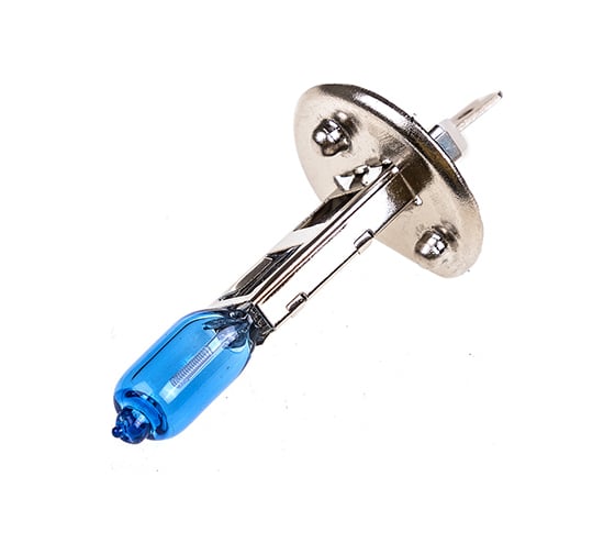 Изображение товара Автолампа SKYWAY H1, 12V, 100W, 1-контакт, XENON WHITE+30 4500 К, СПУТНИК, 2 шт, ближний, дальний свет, S09101018