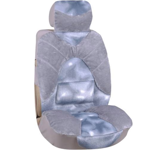 Изображение товара Чехлы на сиденья SKYWAY меховые, искусственный мутон, 5 предметов S03001051