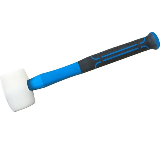 Изображение товара Резиновая киянка МастерАлмаз с фиберглассовой рукояткой, 900 г 10507027