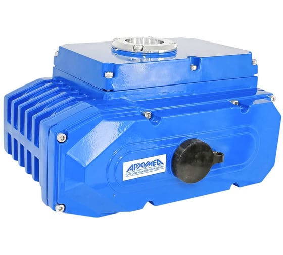 Изображение товара Электропривод четвертьоборотный Архимед в металлическом корпусе для управления арматурой, AR01E020.380/50