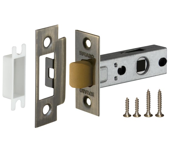 Изображение товара Врезная защелка Fuaro PLASTIC P12-45-25 AB бронза 33585