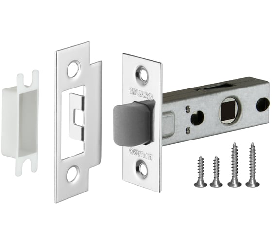 Изображение товара Врезная защелка Fuaro PLASTIC P12-45-25 CP хром 33589