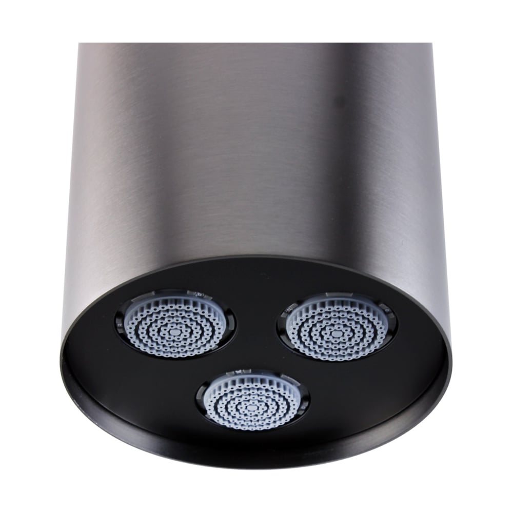 Изображение товара Лейка для душа Bronze de Luxe LIBERTY графит 501GM с аэротором современный дизайн