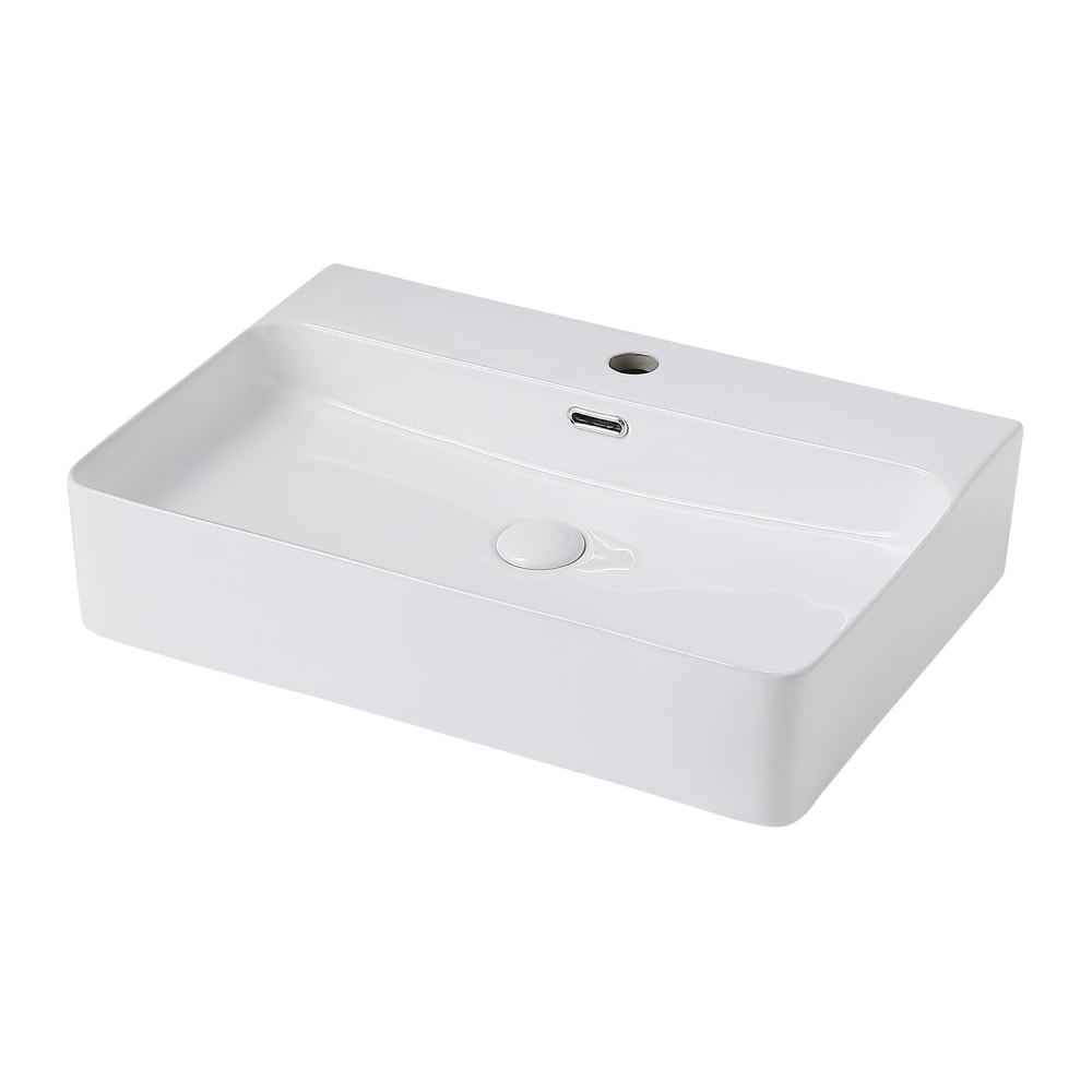 Изображение товара Накладная керамическая раковина ABBER Rechteck белая AC2201 для ванной