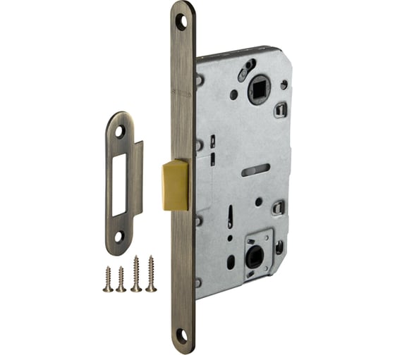 Изображение товара Врезная защелка Fuaro PLASTIC P96WC-50 AB бронза 33609