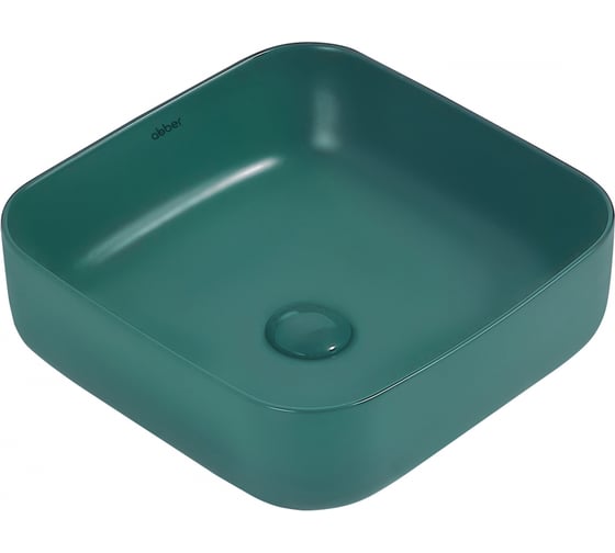 Изображение товара Накладная раковина ABBER Rechteck темно-зеленая матовая AC2211MBG