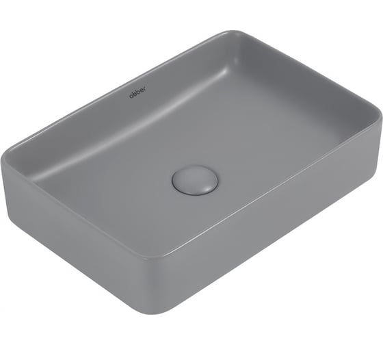 Изображение товара Накладная раковина ABBER Rechteck серая матовая AC2207MG