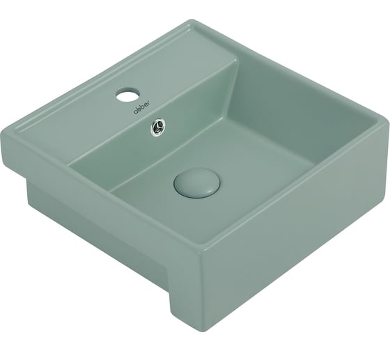 Изображение товара Накладная раковина ABBER Rechteck светло-зеленая матовая AC2208MCG