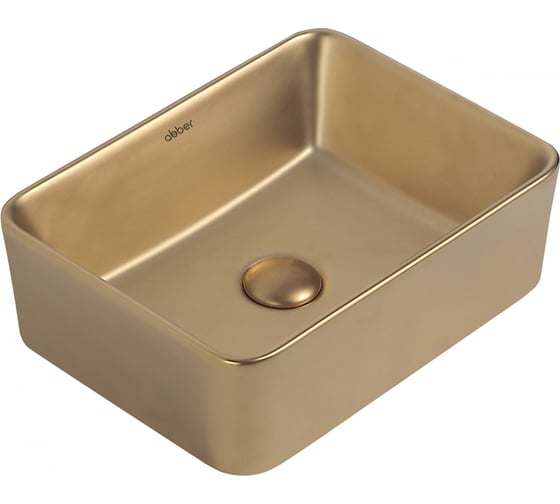 Изображение товара Накладная раковина ABBER Rechteck золото матовое AC2213MMG