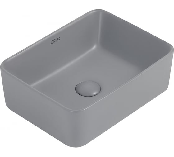 Изображение товара Накладная раковина ABBER Rechteck серая матовая AC2213MG