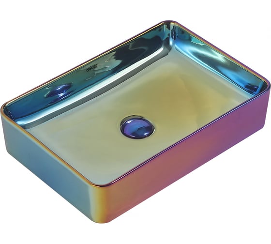 Изображение товара Накладная раковина ABBER Rechteck хамелеон AC2207Regen