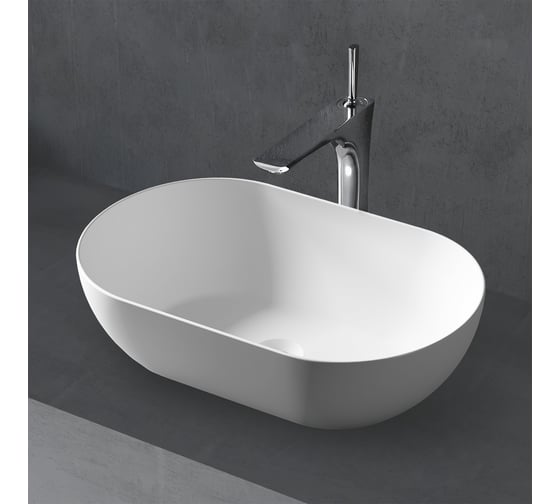 Изображение товара Накладная раковина ABBER Stein белая матовая AS2611