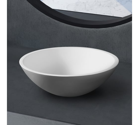 Изображение товара Накладная раковина ABBER Stein белая матовая AS2608