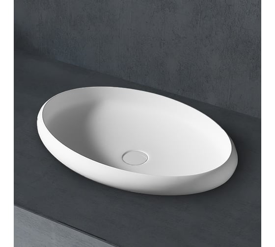 Изображение товара Накладная раковина ABBER Stein белая матовая AS2614