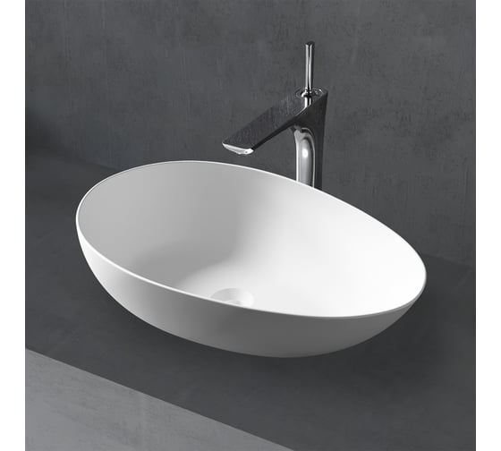 Изображение товара Накладная раковина ABBER Stein белая матовая AS2615