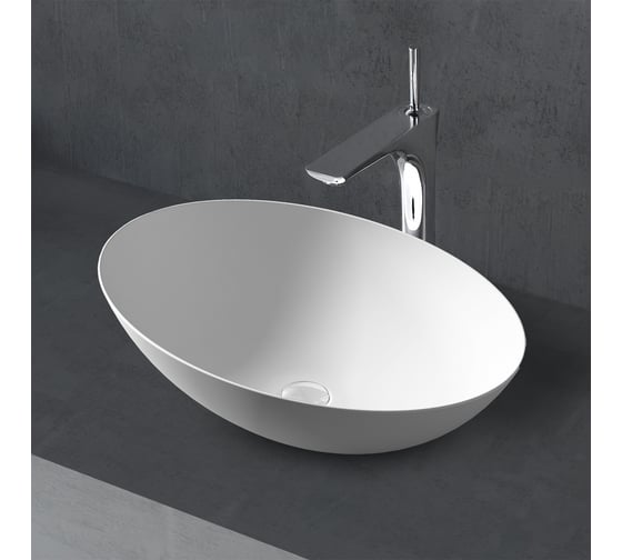 Изображение товара Накладная раковина ABBER Stein белая матовая AS2609