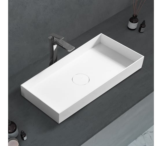 Изображение товара Накладная раковина ABBER Stein белая матовая AS2622