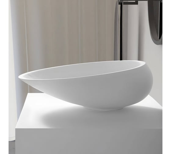 Изображение товара Накладная раковина ABBER Stein белая матовая AS2616