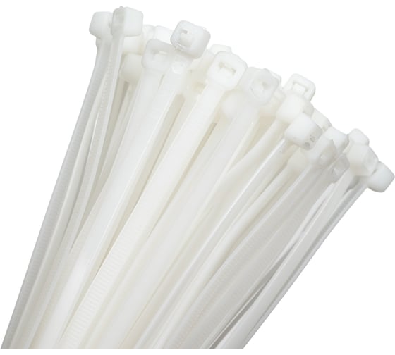 Изображение товара Морозостойкие хомуты HLT NCT 4.8х400 мм, белые, 100 шт. 084-01-220