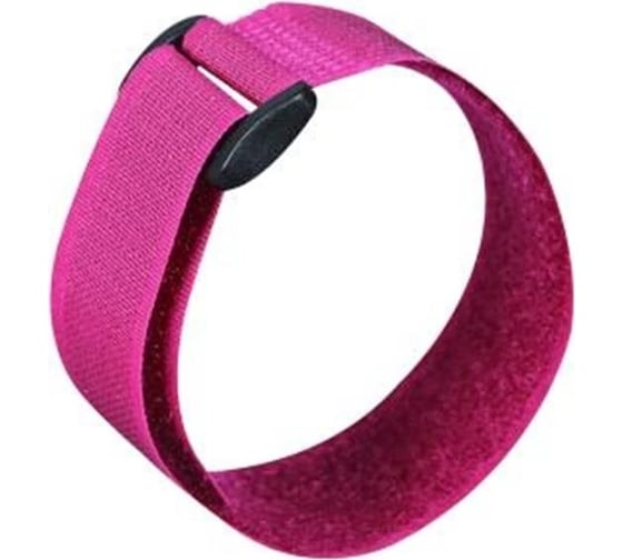 Изображение товара Хомуты-липучки с пластиковой пряжкой HLT 25х450 мм, красный, 20 шт. 084-07-374