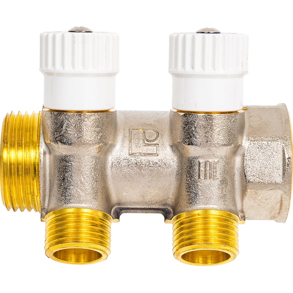 Изображение товара Распределительный коллектор STOUT 1, 2 отвода 1/2 пл. упл