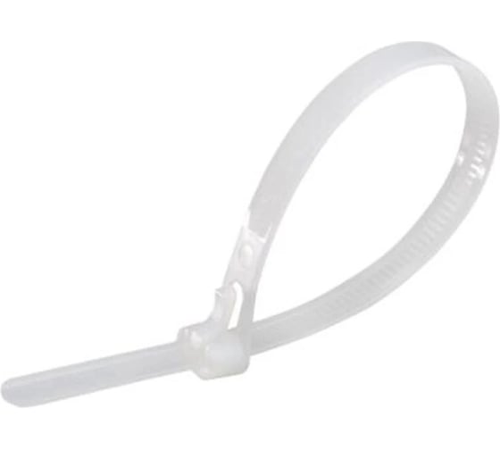 Изображение товара Кабельная стяжка HLT разъёмная, 7,5x250 мм, белая, 100 шт. 084-07-32