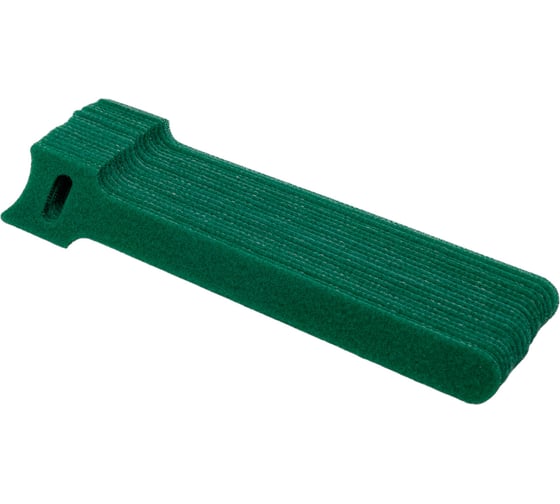 Изображение товара Хомуты-липучки HLT 12х135 мм, зеленый, 20 шт. 084-07-269