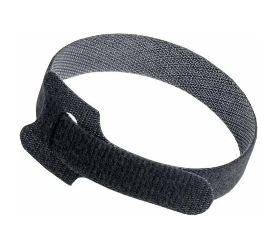 Изображение товара Хомуты-липучки HLT 16х310 мм, черный, 20 шт. 084-07-265