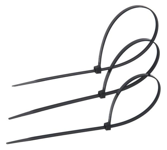 Изображение товара Морозостойкие хомуты HLT NCT 7.2х300 мм, черные, 100 шт. 084-01-075