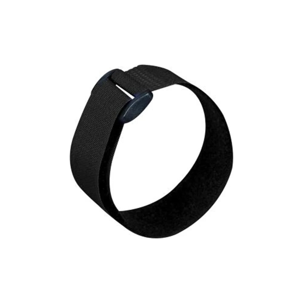 Изображение товара Хомуты-липучки с пластиковой пряжкой 25х300 мм, черные, 20 шт