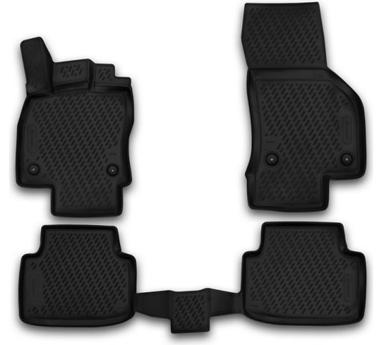 Изображение товара Коврики в салон Element Volkswagen Passat B8, 2015-, 3D, седан/универсал, 4 шт. CARVLK00001
