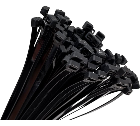 Изображение товара Морозостойкие хомуты HLT NCT 7.2х350 мм, черные, 100 шт. 084-01-076