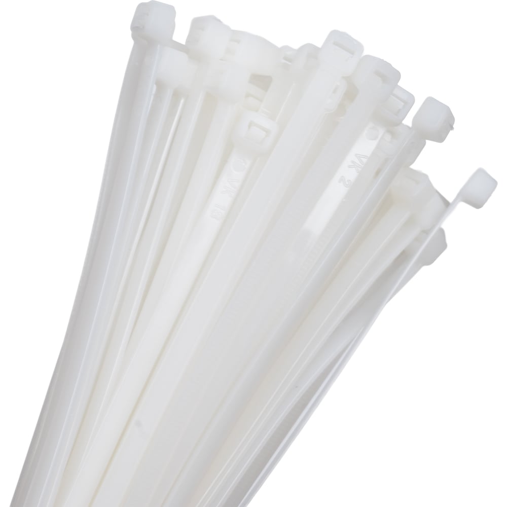 Изображение товара Морозостойкие хомуты HLT NCT 4.8х350 мм, белые, 100 шт