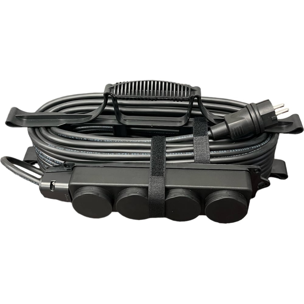 Изображение товара Силовой удлинитель на рамке iTOK серии iconnect 4 розетки IP44 20м