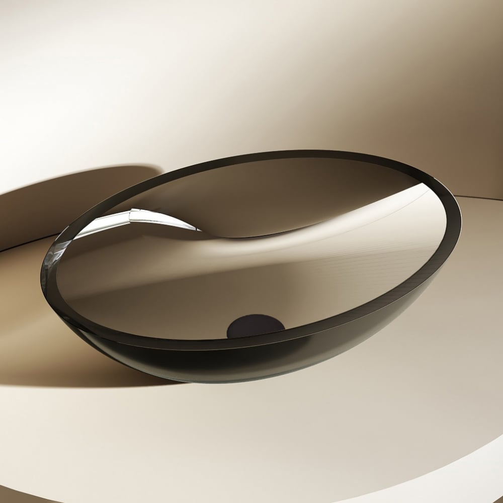 Изображение товара Накладная прозрачная раковина ABBER Kristall AT2802Onyx