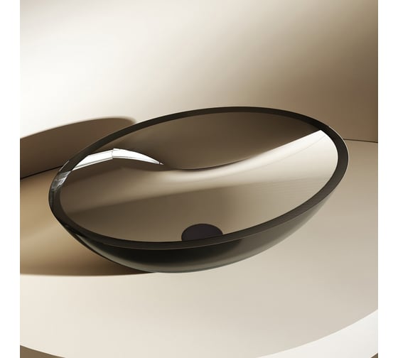 Изображение товара Накладная прозрачная раковина ABBER Kristall AT2802Onyx