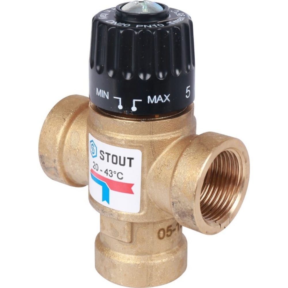 Термостатический клапан STOUT клапан балансировочный stout svl 1176 000015 1 2 прямой