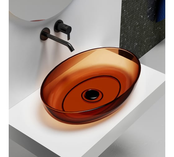 Изображение товара Накладная прозрачная раковина ABBER Kristall AT2801Opal