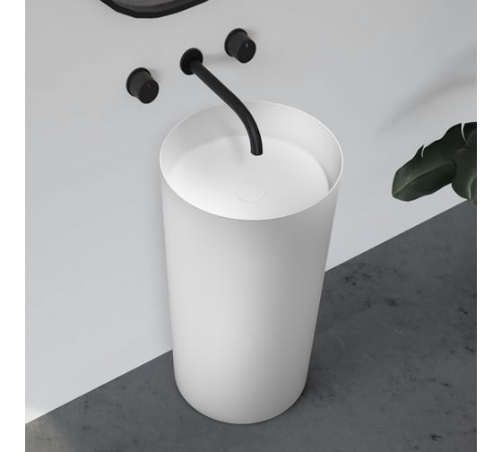 Изображение товара Отдельно стоящая раковина ABBER Stein белая матовая AS2506