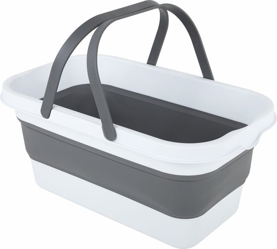 Изображение товара Складной силиконовый таз для дома и дачи LAIMA home 16 л, со складными ручками, 47x28 см 608671