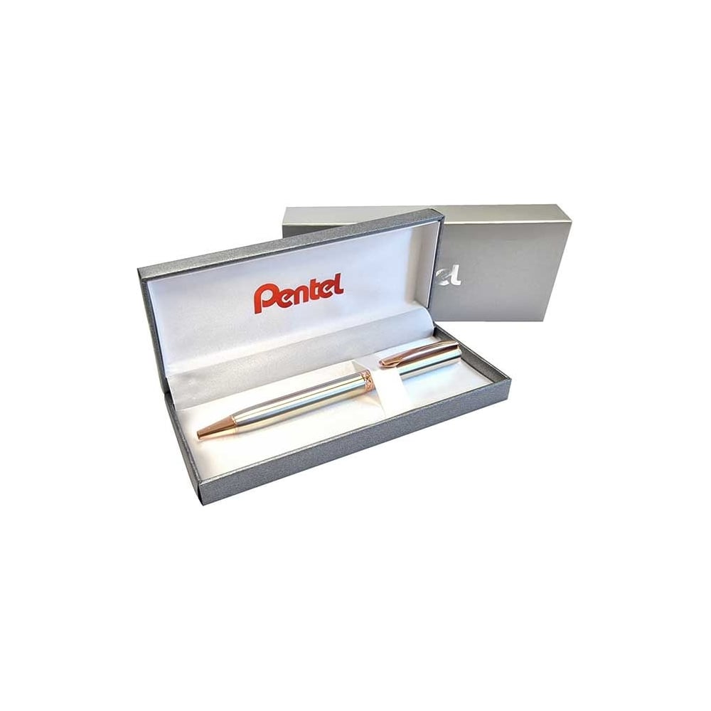 Изображение товара Подарочная шариковая ручка Pentel 0.8 мм в футляре с синими чернилами