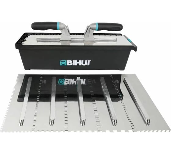 Изображение товара Набор быстросменных гребенок BIHUI 480мм х 130мм, 6 лезвий, 2 ручки, кейс PTSJK9