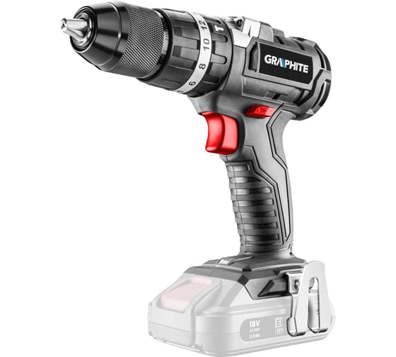 Изображение товара Аккумуляторная бесщеточная дрель-шуруповерт с ударом GRAPHITE Energy+ 18 V 58G020