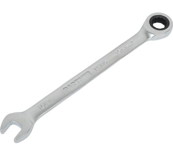 Изображение товара Комбинированный трещоточный ключ Partner 10 мм PA-75710(52452)