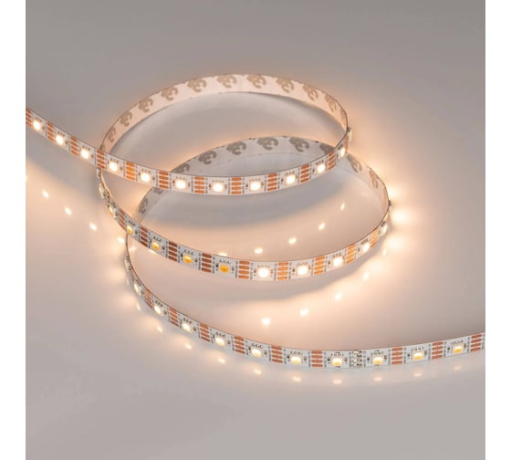Изображение товара Светодиодная лента Arlight SPI-B60-10mm 12V Warm2700-PX1-RAM , бегущий ого 5м 033438